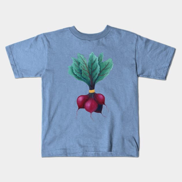 beet bunch Kids T-Shirt by terastar